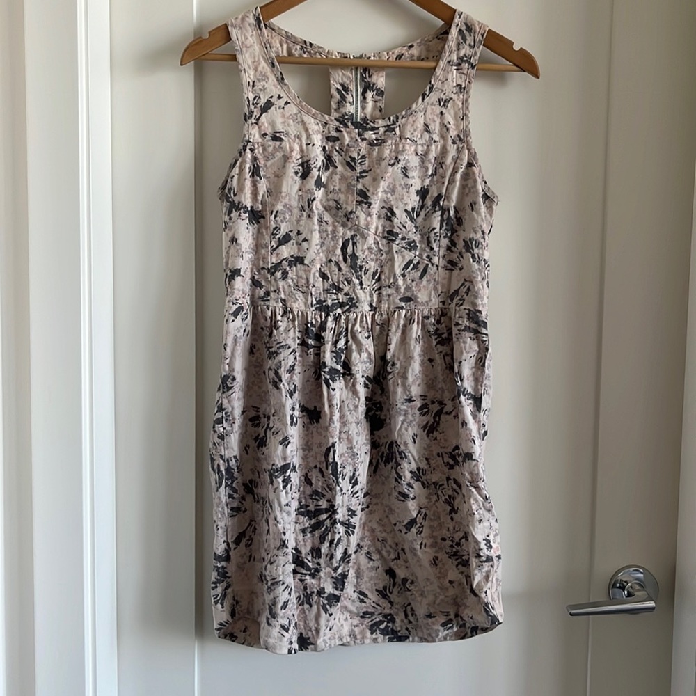 2/$25 SOMETHING ELSE By Natalie Wood Linen abs Cotton dress